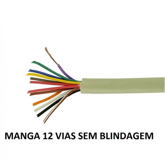 FIO MANGA 12X26 AWG S/BLINDAGEM X100 CABO MULTICABO 12 VIAS