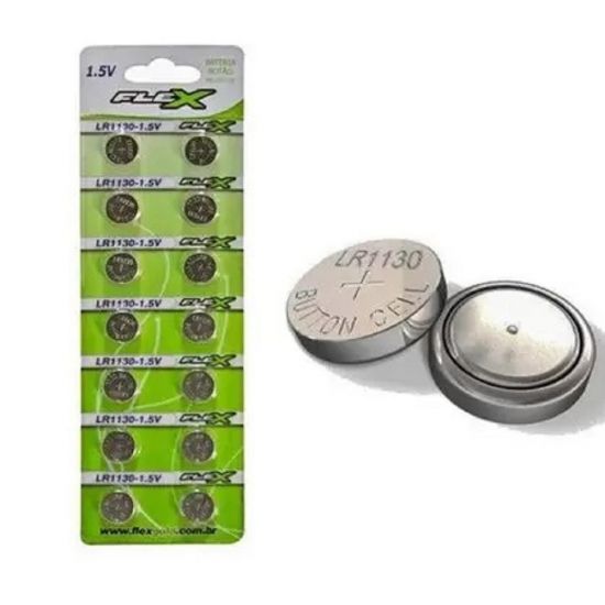 BATERIA BOTAO 1,5V LR1130 / AG10 / LR54