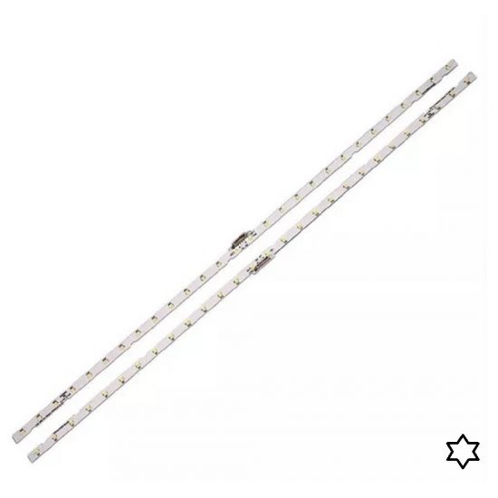 KIT 2 BARRAS LED UN43KU6300G UN43MU6300G UN43MU6100G
