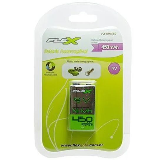 BATERIA 9V RECARREGAVEL 240MAH MOX MO-9V240