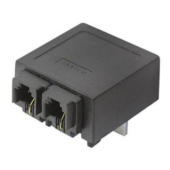 PINO TELEFONE MODULAR 2 JACK AMERICANO