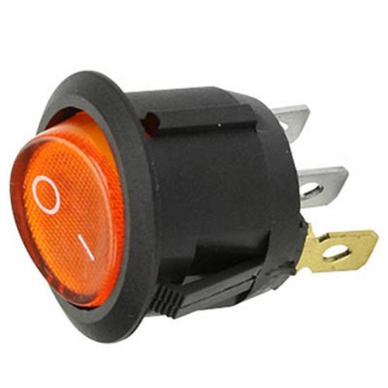CHAVE GANGORRA REDONDA ON/OFF KCD1-106N LARANJA