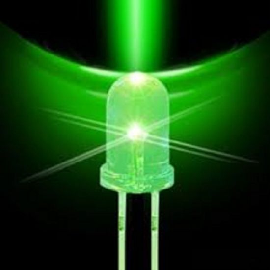 LED  5MM VERDE  6000/10000MCD CRISTAL