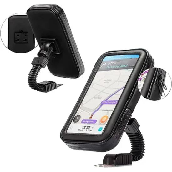 SUPORTE CELULAR PARA MOTO A PROVA DAGUA TOMATE