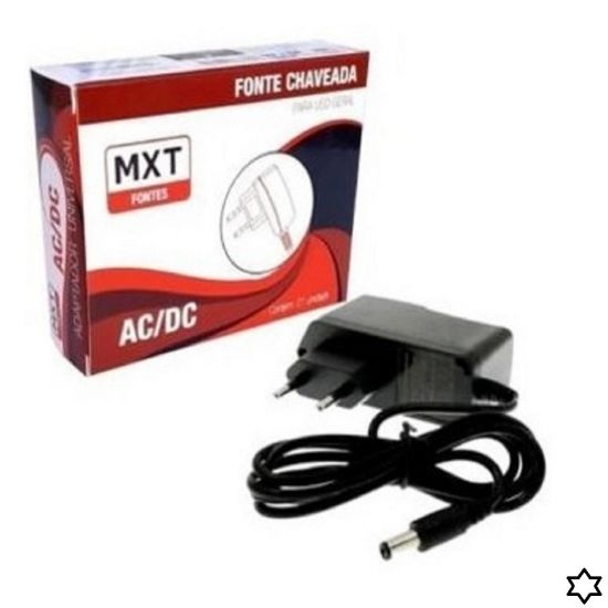FONTE 12V     1A 110/220V CHAVEADA MXT