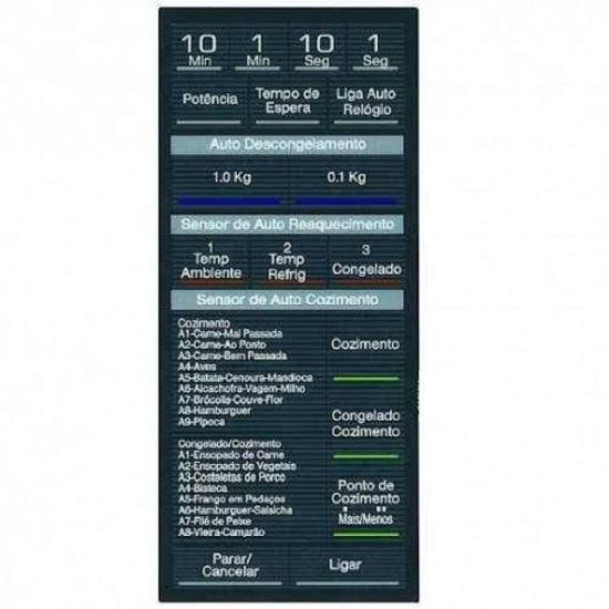 MEMBRANA PANASONIC NN 7809 PRETA LISTRADA