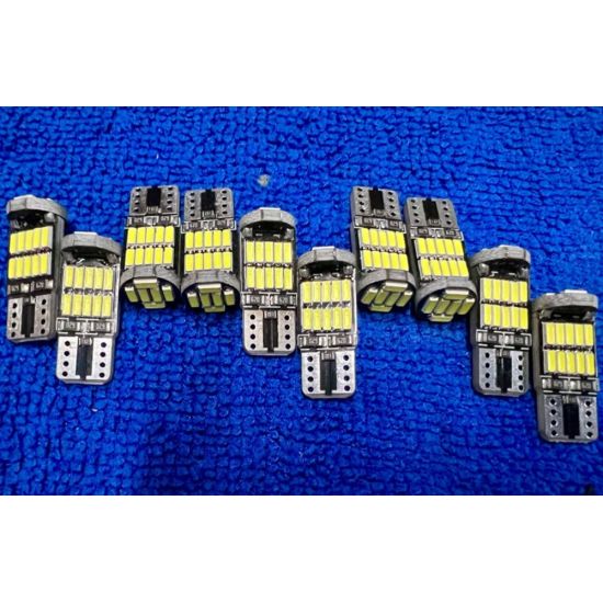 LAMPADA AUTOMOTIVA LED T10 26 LED PAR