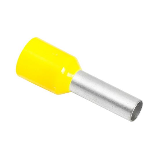 TERMINAL TUBULAR SIMPLES AMARELO 6,00MM