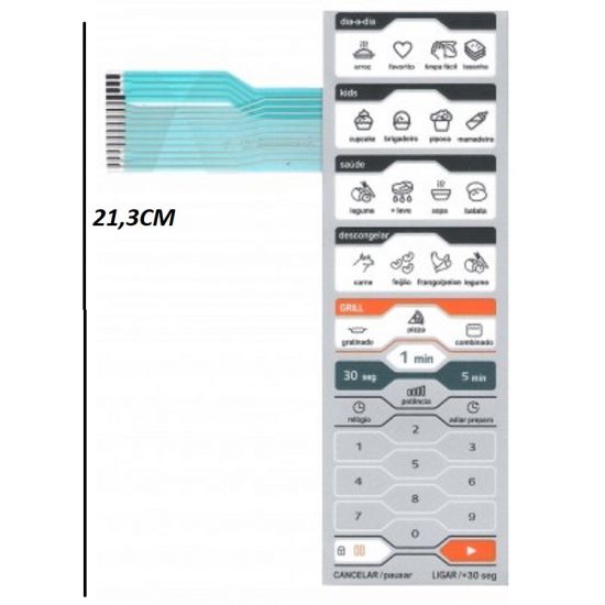 MEMBRANA MIDEA MTAG 41/42 6.7X21.3 MAIOR