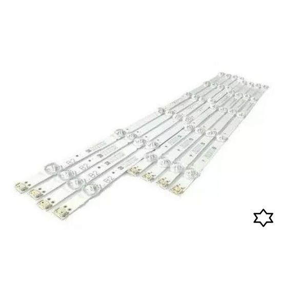 KIT 8 BARRAS LED PHILCO PTV55U21DSWNC 4K