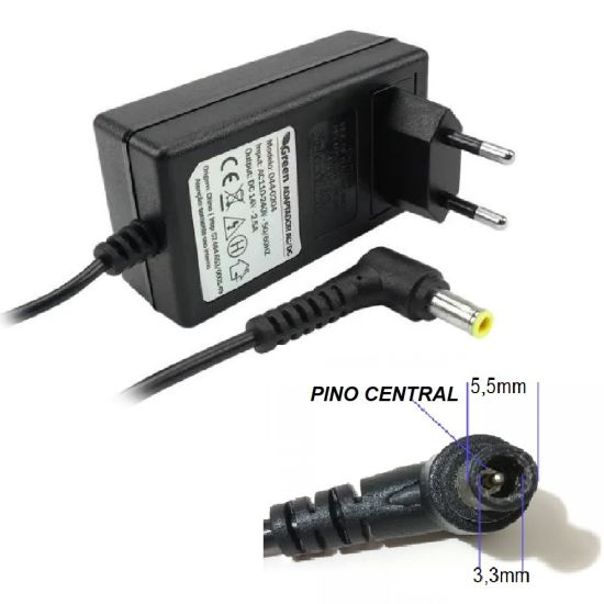FONTE MONITOR LG / SAMSUNG  14V 2.5A
