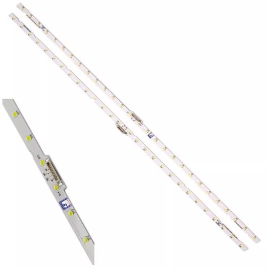 KIT 2 BARRAS LED SAMSUNG UN49NU7100 UN49NU7100G