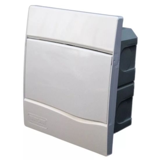 QUADRO PARA 09 DISJUNTORES DIN EMBUTIR 23X20