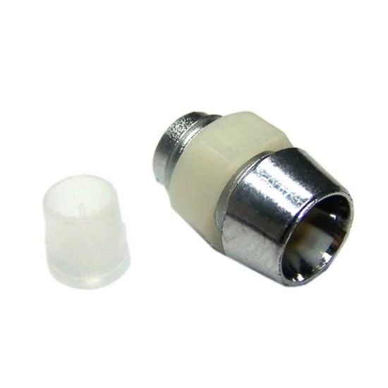 SUPORTE LED 5MM ROSCA CROMADO
