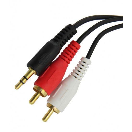 CABO 2RCA MACHO X 1P2 STEREO 1,50 MTS GOLD ($$$10)