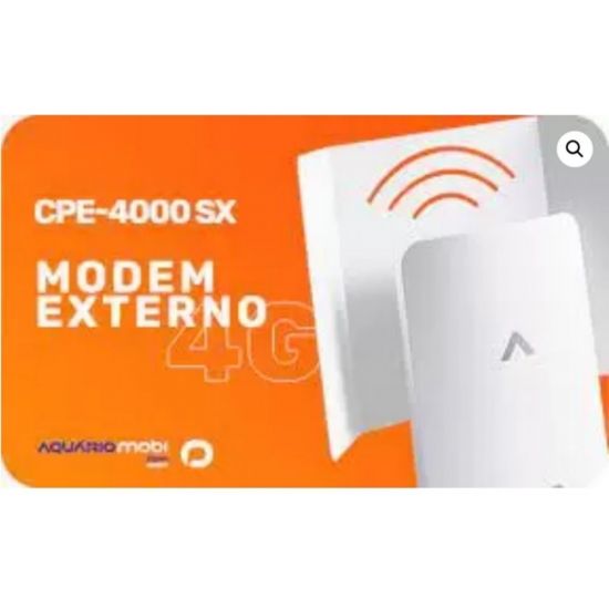 ROTEADOR EXTERNO 4G S/ VOZ CPE-4000SX AQUARIO 4G EXCLUSIVO PARA DADOS
