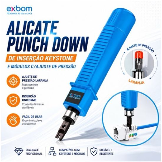 ALICATE DE INSERCAO PUNCH DOWN EXBOM