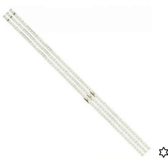 KIT 3 BARRAS LED SAMSUNG UN75NU7100 UN75RU7100