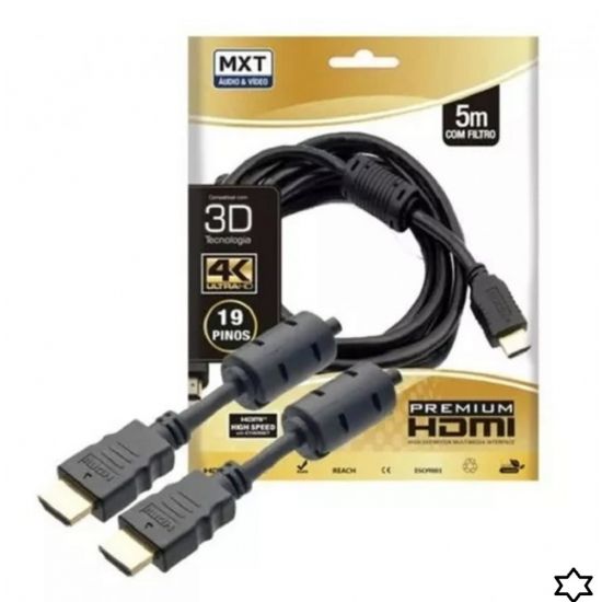CABO HDMI 5 MTS 2.0 4K MXT