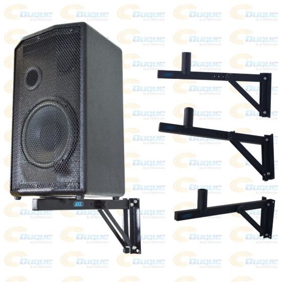SUPORTE CAIXA DE SOM 45KG PAREDE CH10 ASK UNITARIO