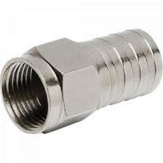 CONECTOR F RG59 CRIMPAR IMPORTADO - BARRIL