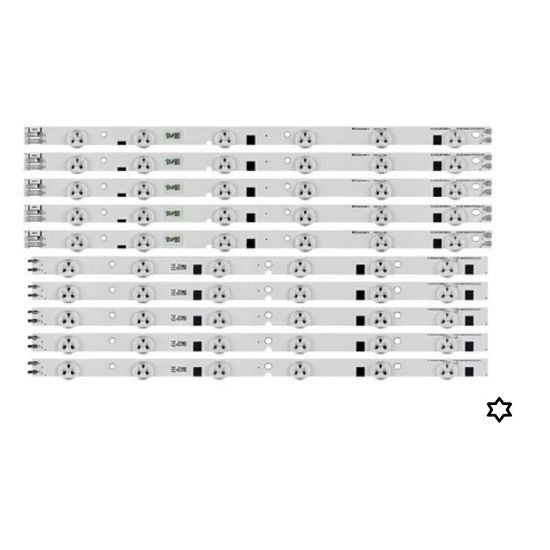 KIT 10 BARRA LED SAMSUNG UN39EH5003 UN39FH5030