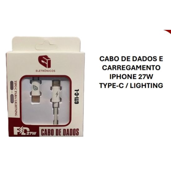 CABO CELULAR TIPO GTI-C-L TIPO C X IPHONE  1 METRO  TIPO C X LIGHTNING