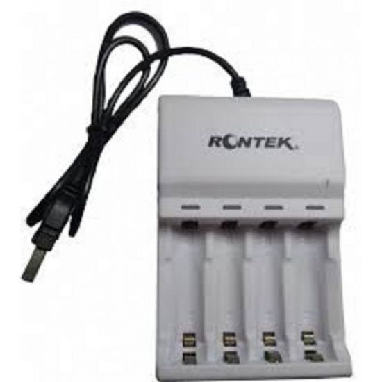 CARREGADOR AA/ AAA/  P/4 PILHAS 5V USB