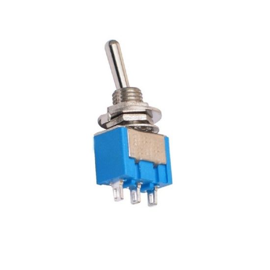 CHAVE L/D 3 TERM PQ ALAVANCA MINI  METAL (AZUL) SMTS-102