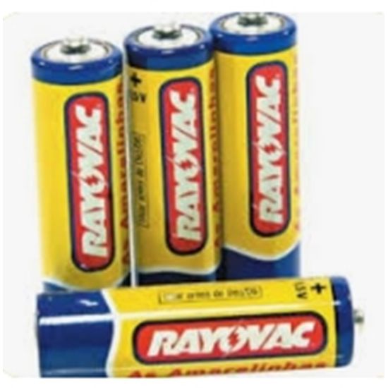 PILHA RAYOVAC AMARELA PEQUENA CT C/4