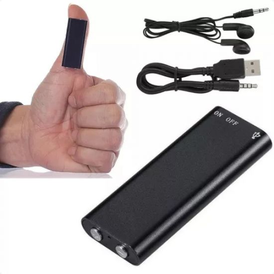MINI GRAVADOR DE VOZ AUDIO 16GB