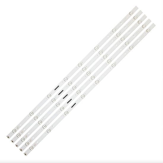 KIT 5 BARRA LED PANASONIC TC43ES630B 43FS 43SV TC43E630 43SV700 TC43ES