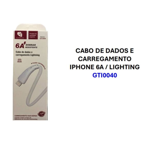 CABO CELULAR TIPO GTI-0050 TIPO C 6A  CABO DE DADOS E CARREGAMENTO