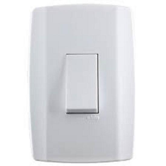 INTERRUPTOR 4X2 1 TECLA PARARELA ILUMI