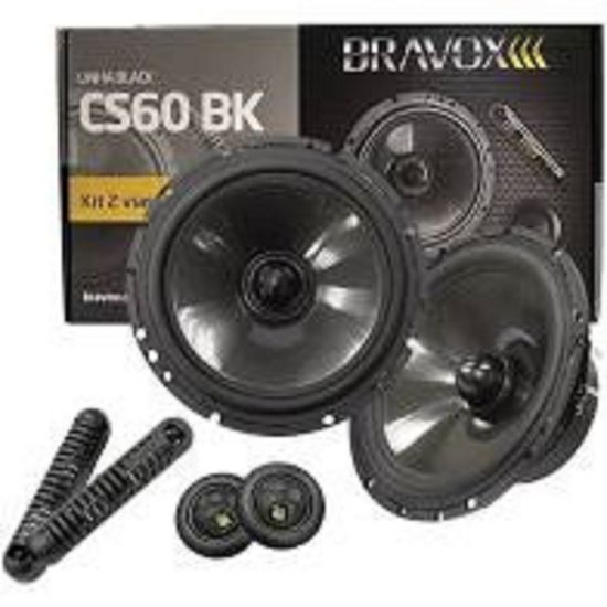 ALTO FALANTE DUAS VIAS 6" 65W CS60BK BRAVOX