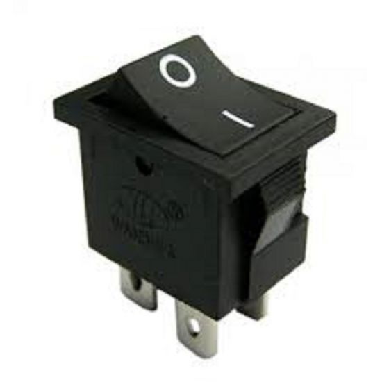 CHAVE GANGORRA 4T L/D RETANGULAR KCD1-104 PRETA