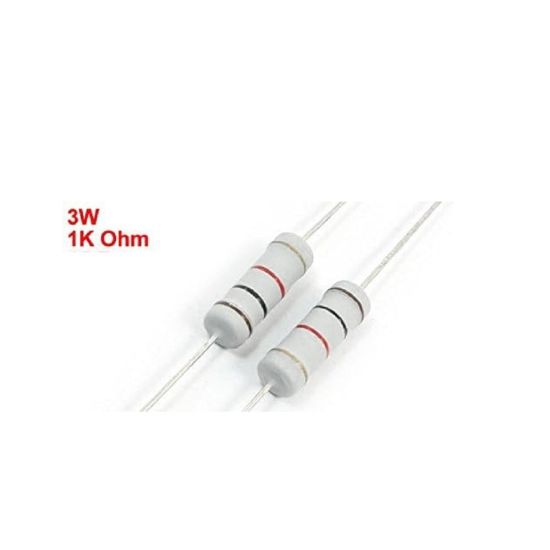 RESISTOR  3W     1K RESISTENCIA 3W 1K
