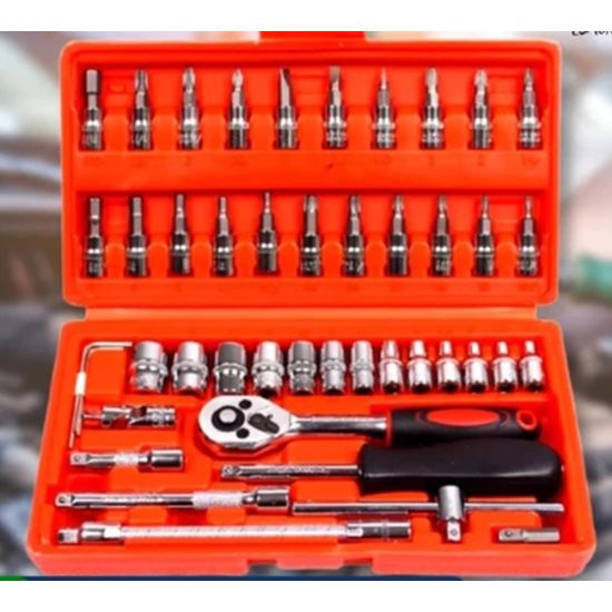 KIT JOGO DE SOQUETES CHAVE FERRAMENTAS W-1