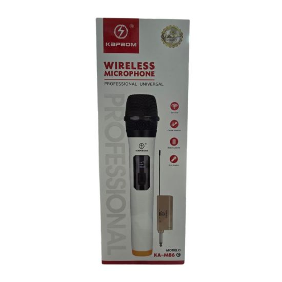 MICROFONE SEM FIO WIRELESS KAPBOM KA-M86C
