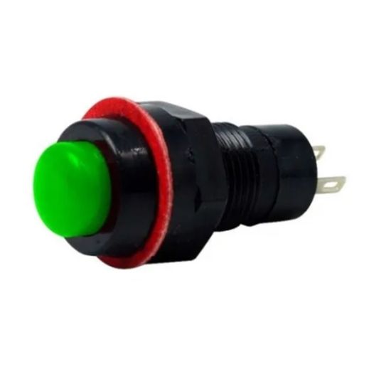 CHAVE PUSH BUTTON MEDIA C/TRAVA DS211 VERDE