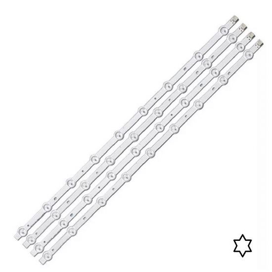 KIT 4 BARRAS LED LG/PHILIPS 32LS3400 32lm 32PFL