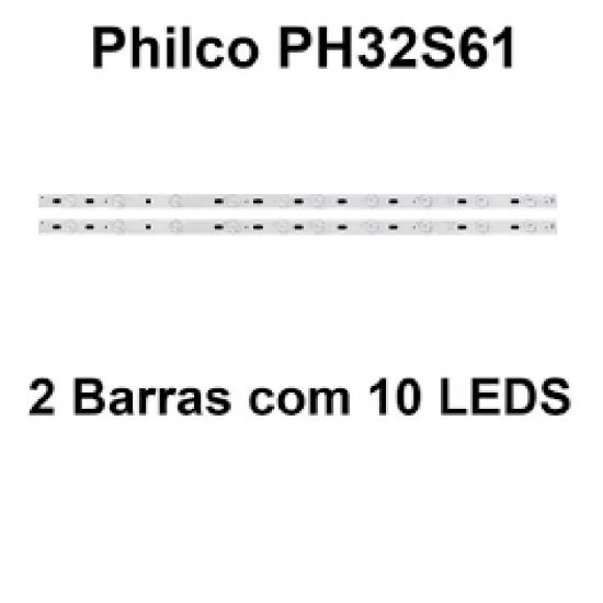KIT 2 BARRA LED PHILCO PH32S61
