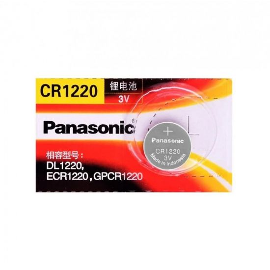 BATERIA LITHIUM CR1220 3V PANASONIC