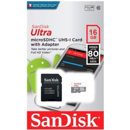 CARTAO DE MEMORIA 16GB SANDISK