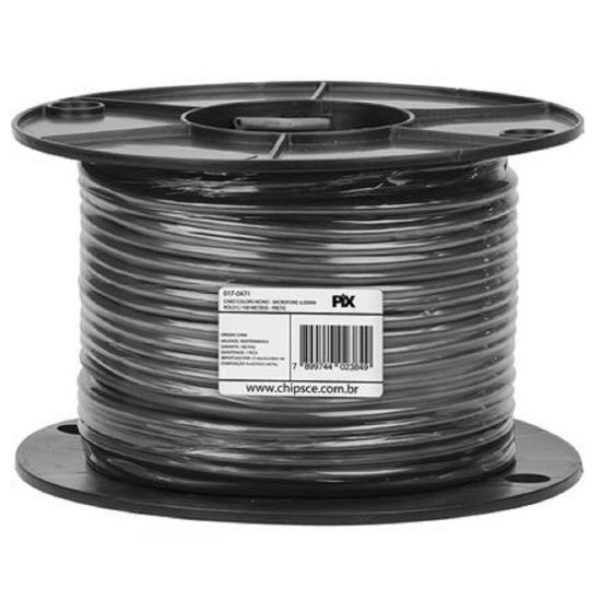 FIO AUDIO MICROFONE MONO 6,00MM X100 PIX