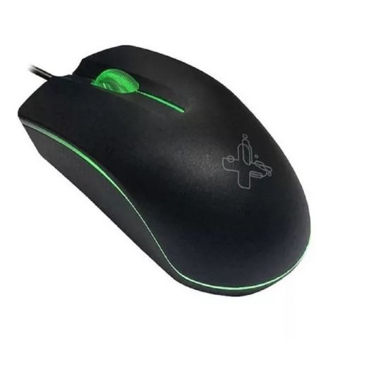 MOUSE ERGON PRETO 1200DPI USB 2.0