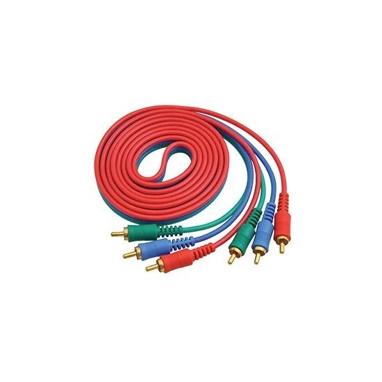 CABO 3+3RCA 5,0M VIDEO COMP