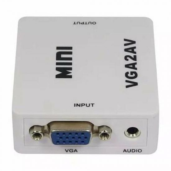 CONVERSOR VGA X RCA CONVERSOR VGA X AUDIO E VIDEO VGAXAV