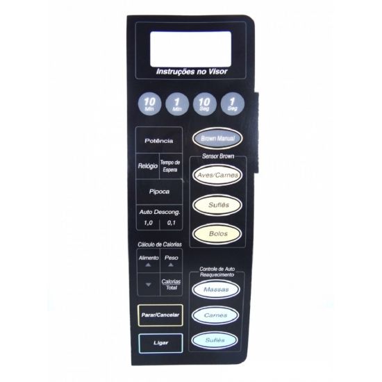 MEMBRANA PANASONIC NN 7956/7958 PRETA C/ DOURADOR