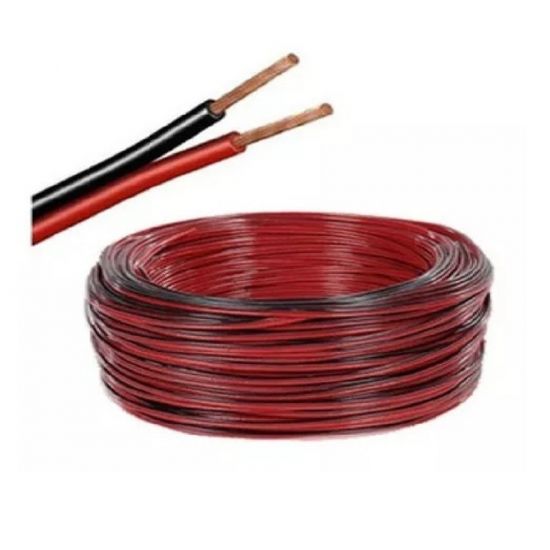 FIO BICOLOR CRISTAL 2X0,30 2X22AWG X100 VISIONCABLE ($$$100)